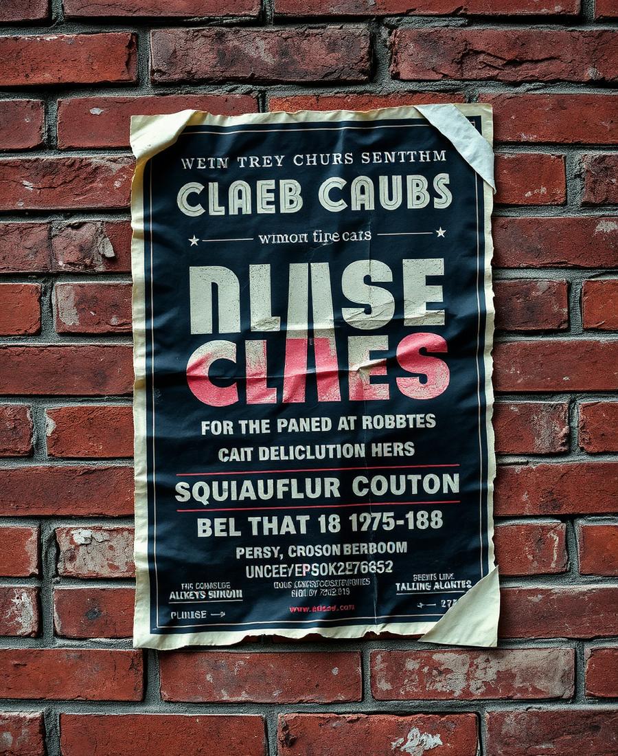 Das Plakat einer langen Nacht